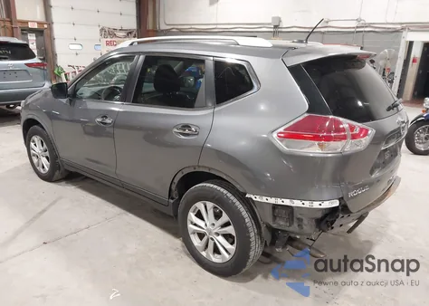 2015 Nissan Rogue Sv из США, поврежденный, VIN KNMAT2MV8FP549863